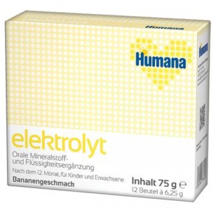 Смесь Humana Elektrolit банан 75г с 12месяцев