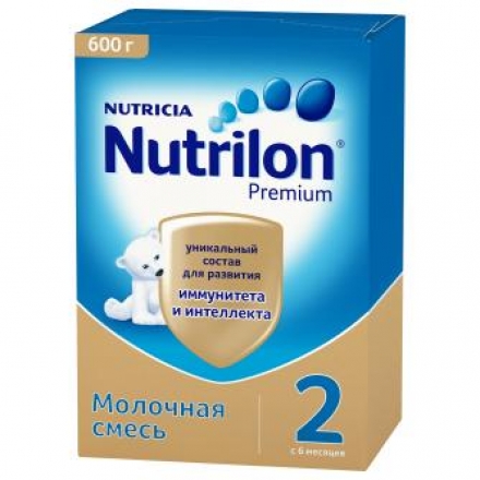 Смесь молочная Nutrilon Premium 2 600г с 6 месяцев