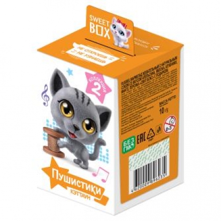 Мармелад Sweet box Котята игрушка в коробке 10г