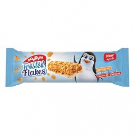 Батончик Poppins Frosted Flakes злаковый с белым шоколадом 25г с 3лет