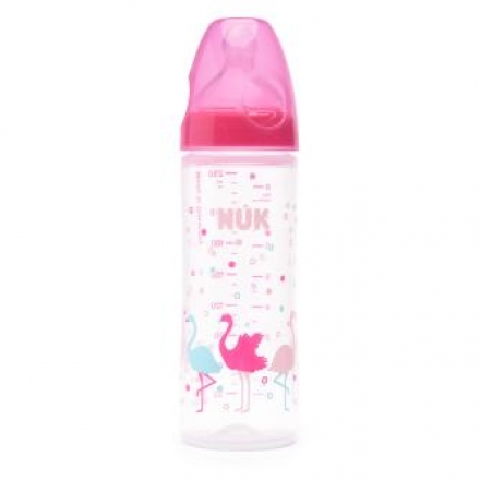 Бутылка Nuk First Choise New Classic 250мл Розовая