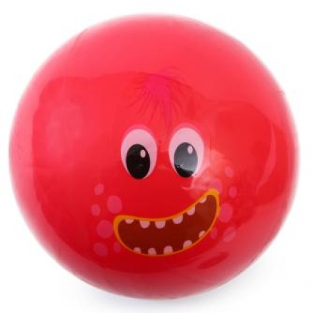 Мяч Kreiss 15 см Монстр Красный